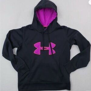 Under Armour Hoodie with Pink Logo and Lining